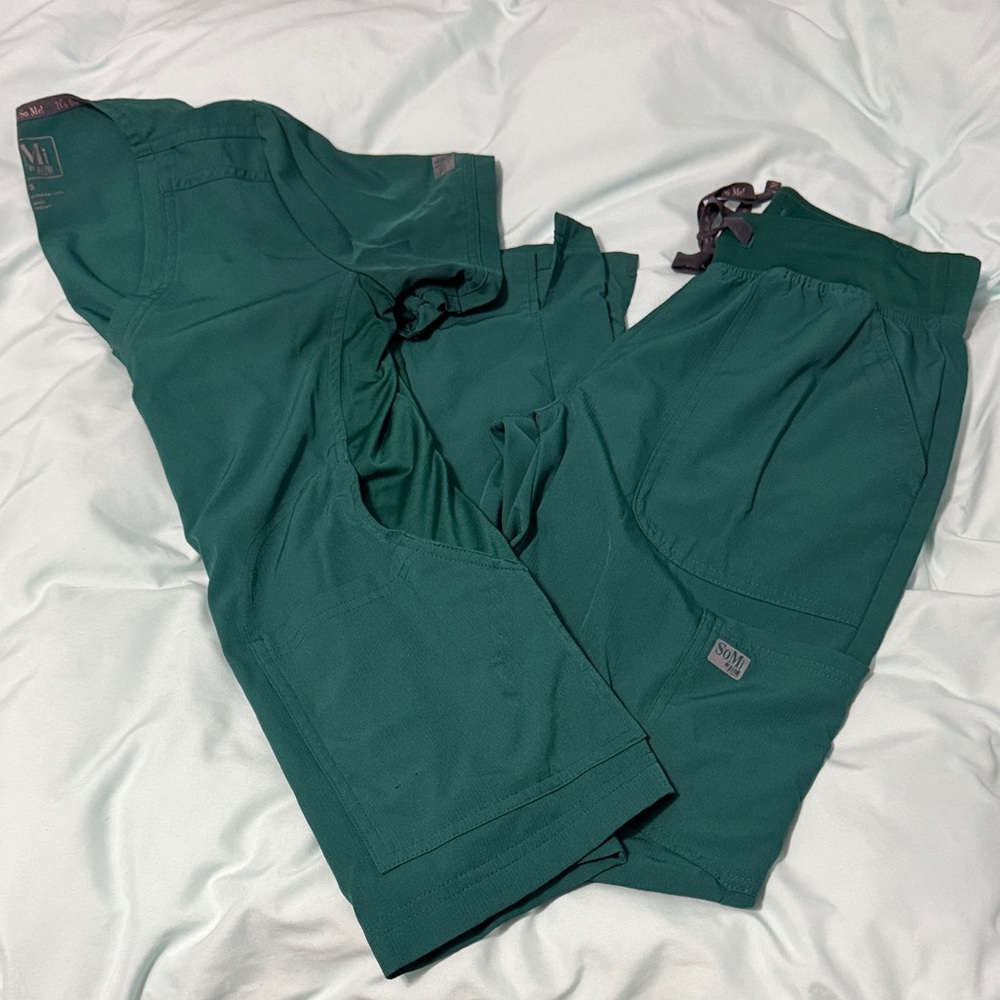 Green Scrub Set
